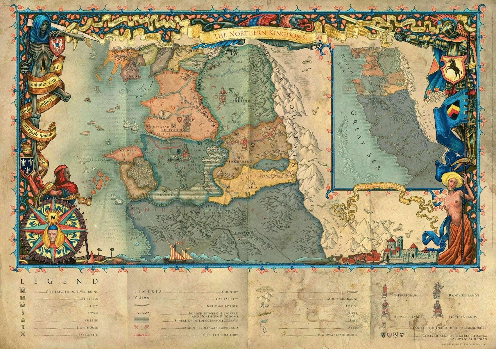 THE WITCHER 3 - The Northern Kingdoms  - Puzzle 500P