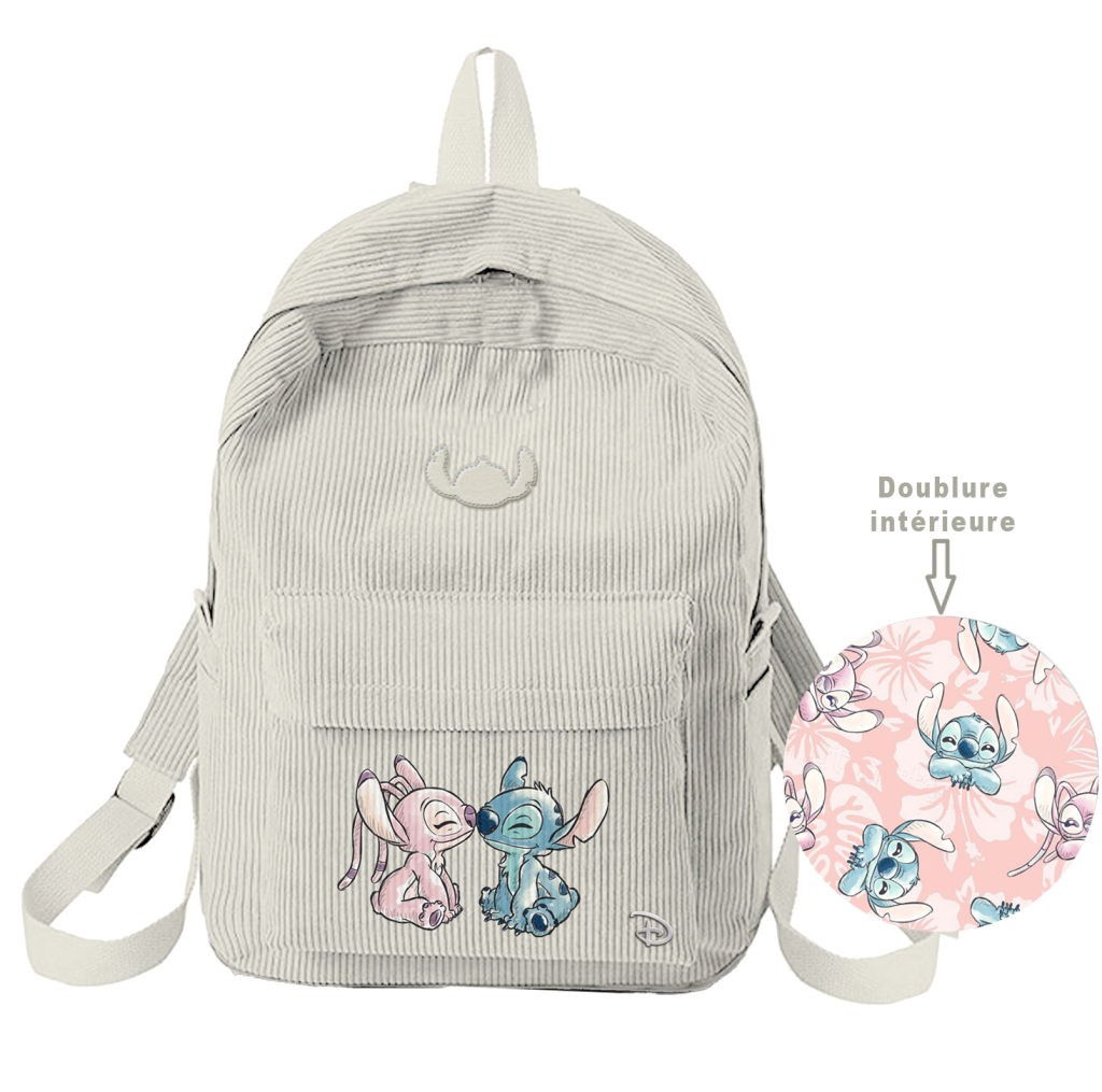 STITCH & ANGEL - Corduroy - BackPack '34,5x27x12cm'