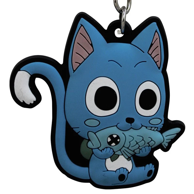 FAIRY TAIL - Porte-Cles PVC - Happy
