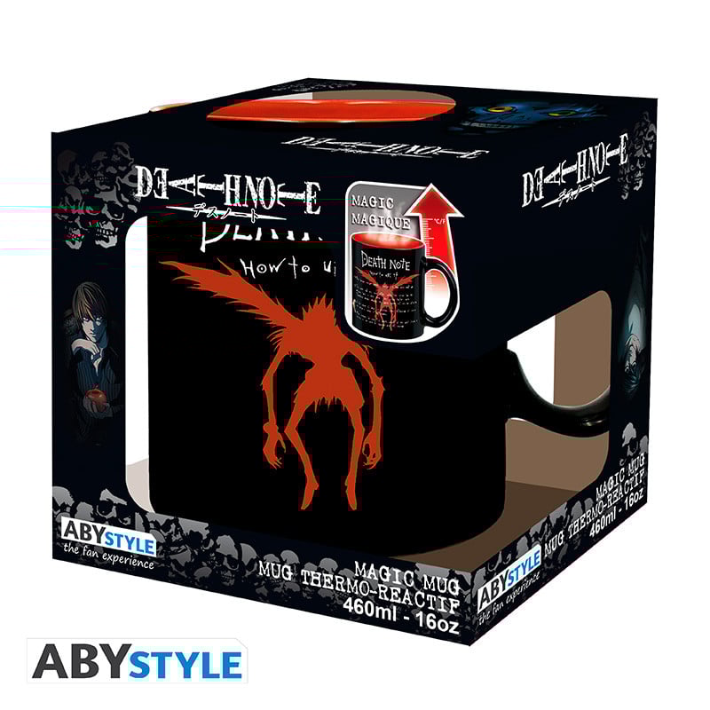 DEATH NOTE - L & Light - Mug Heat Change 460ml