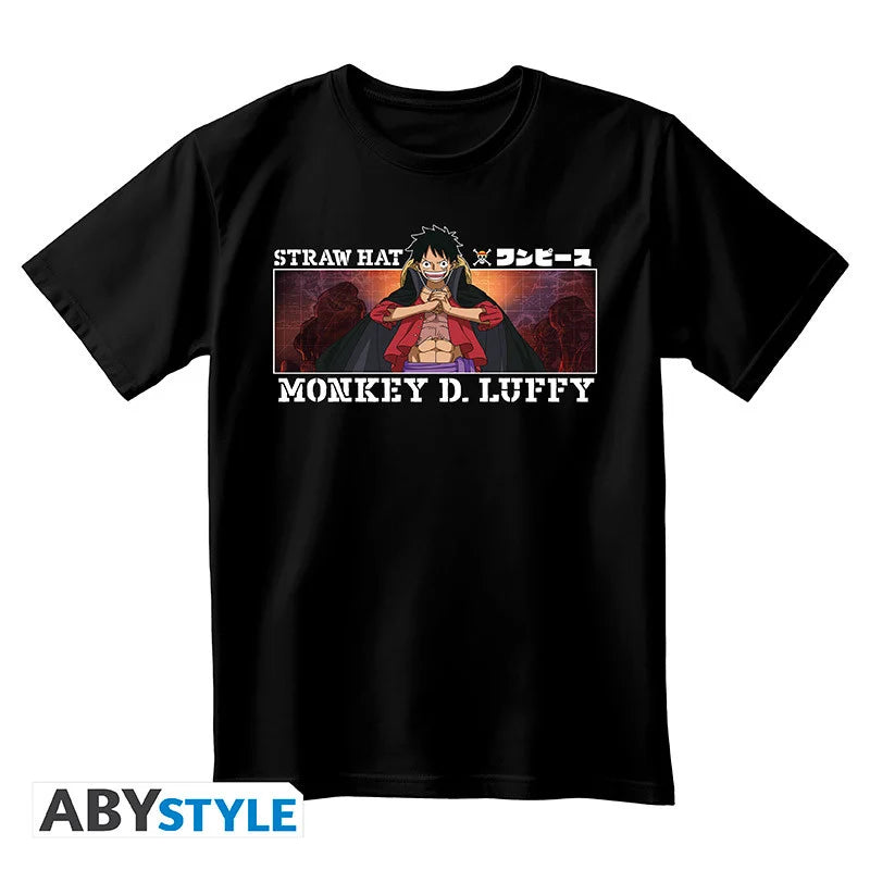 ONE PIECE - T-Shirt Monkey D.Luffy Unisex black (XS)