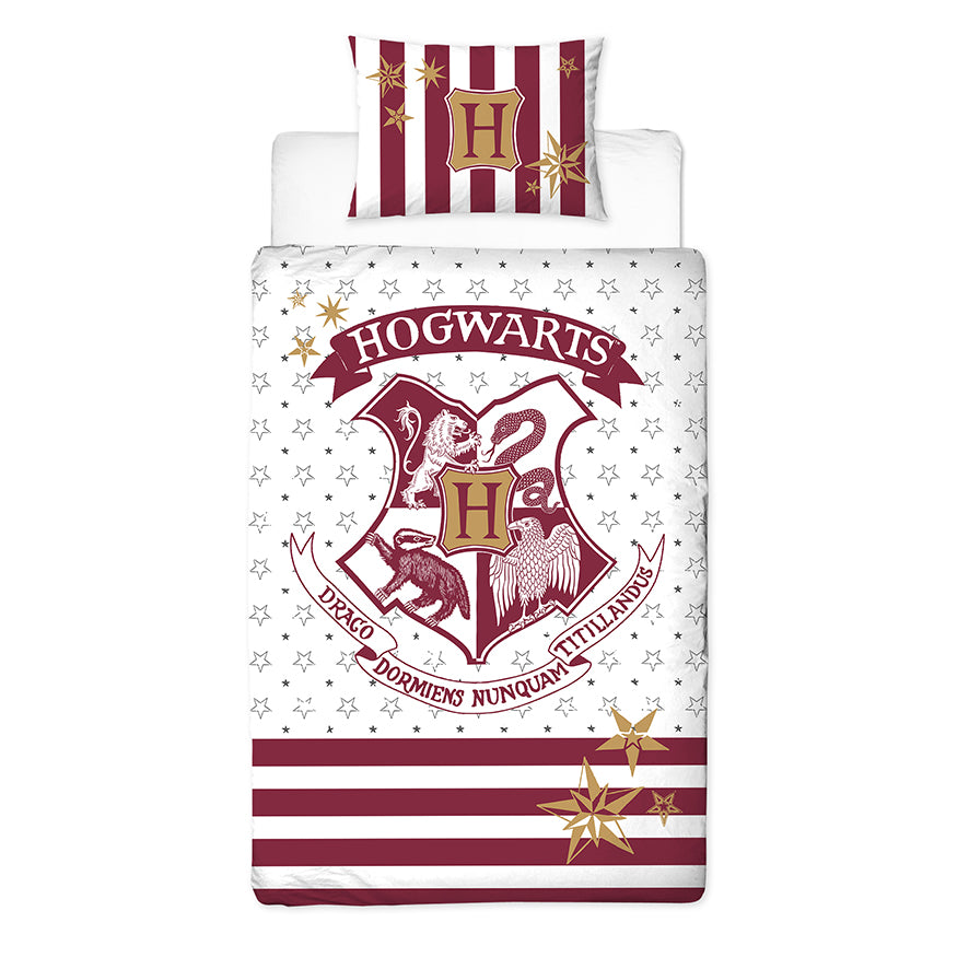 HARRY POTTER - Duvet Cover 140X200cm - Hogwarts '100% Cotton'