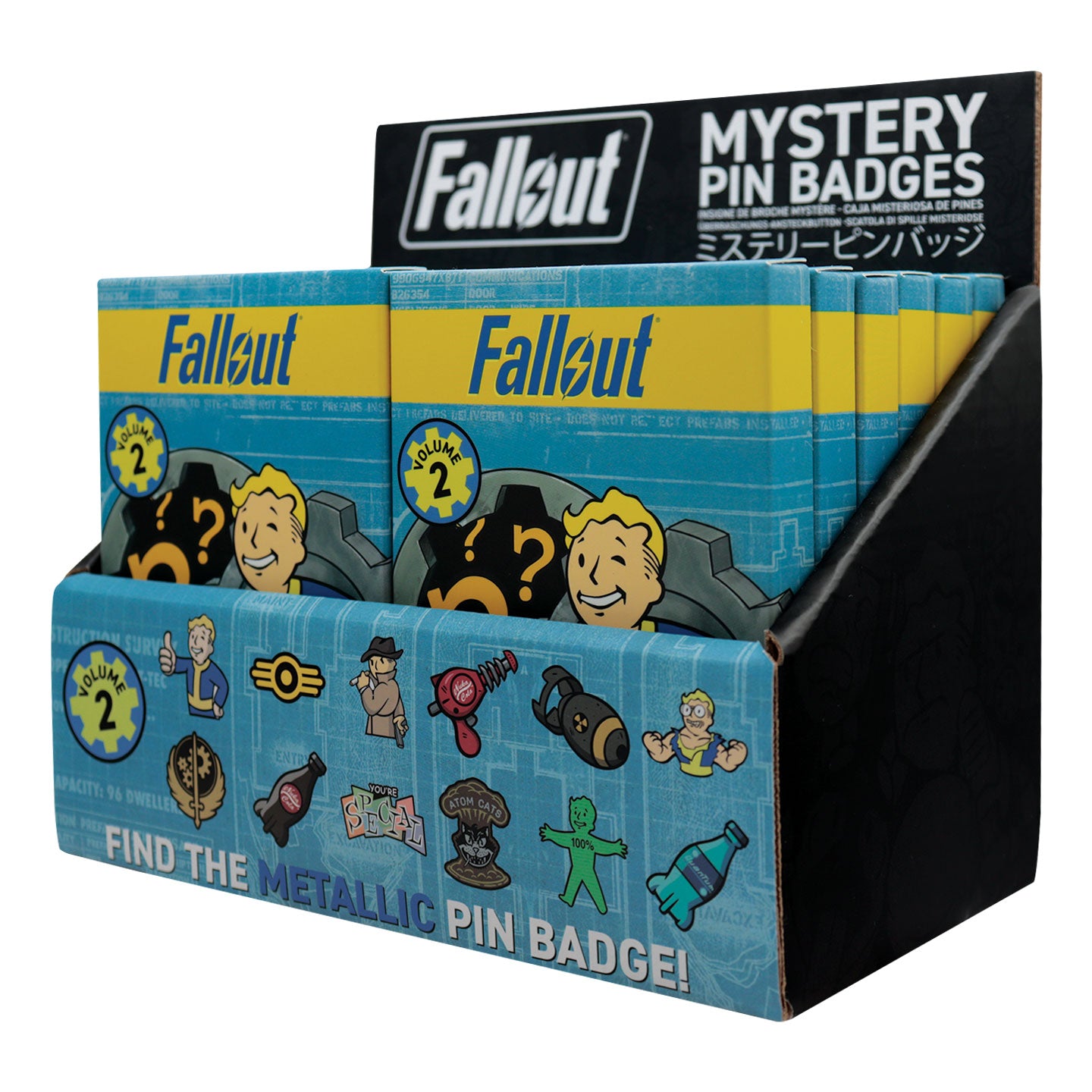FALLOUT - Mystery Box of 12 Pin Badge