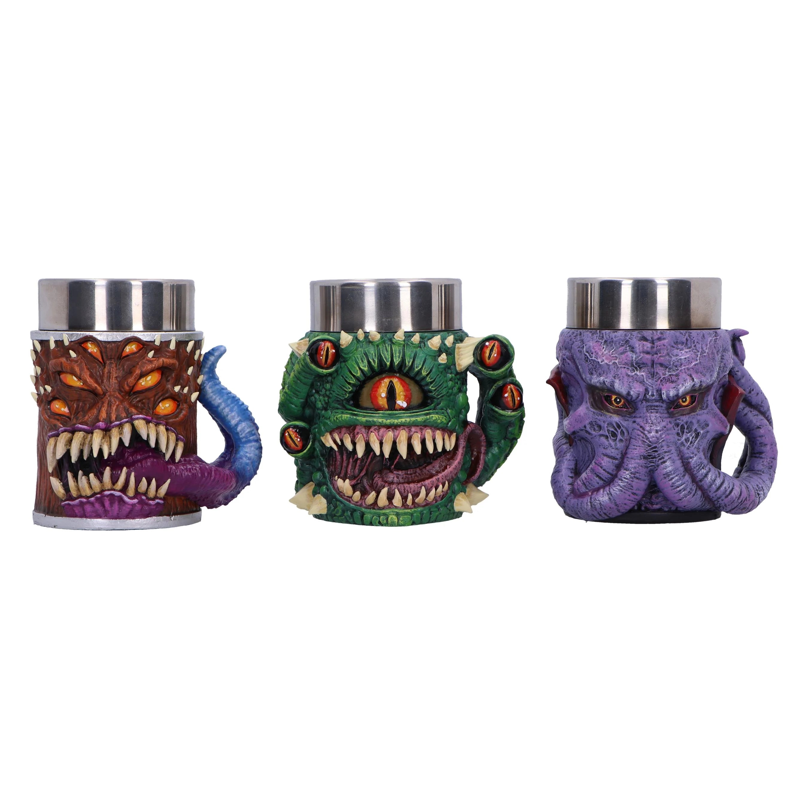 DUNGEONS & DRAGONS - Mini Monster - Set of 3 Tiny Tankards 8.8cm