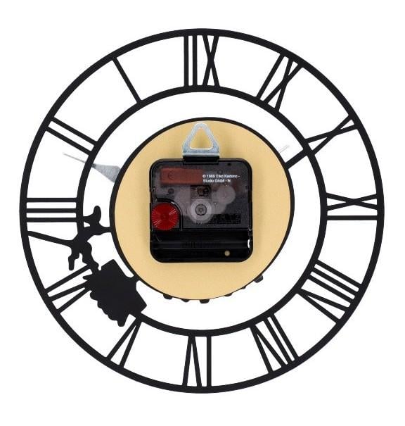 KIKI LA PETITE SORCIERE - Panneau de Kiki - Horloge 20x20x2.5cm