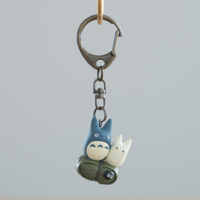 STUDIO GHIBLI - Blue and White Totoro - Keychain