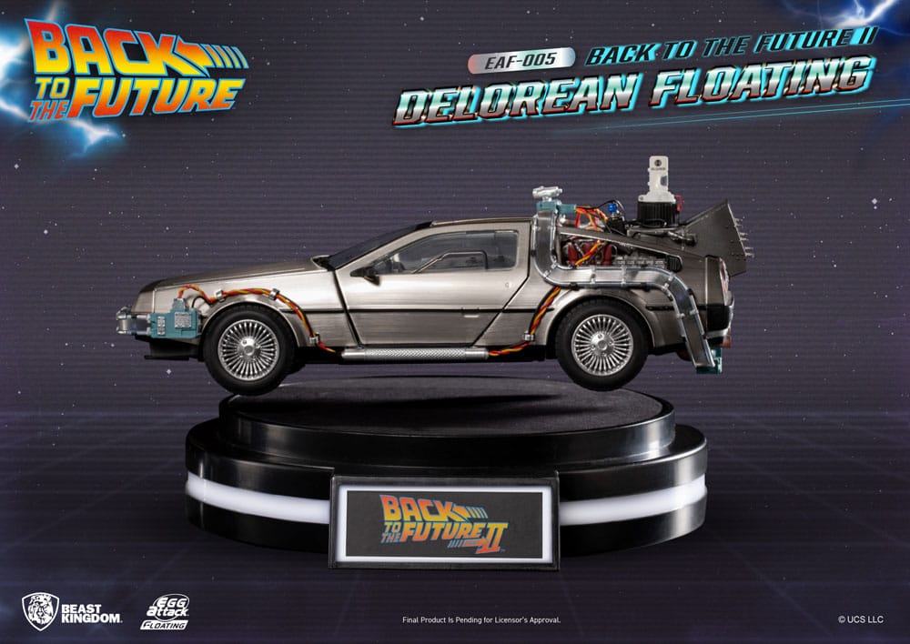 BACK TO THE FUTURE - Floating DeLorean II "Standard" - Statue 20cm