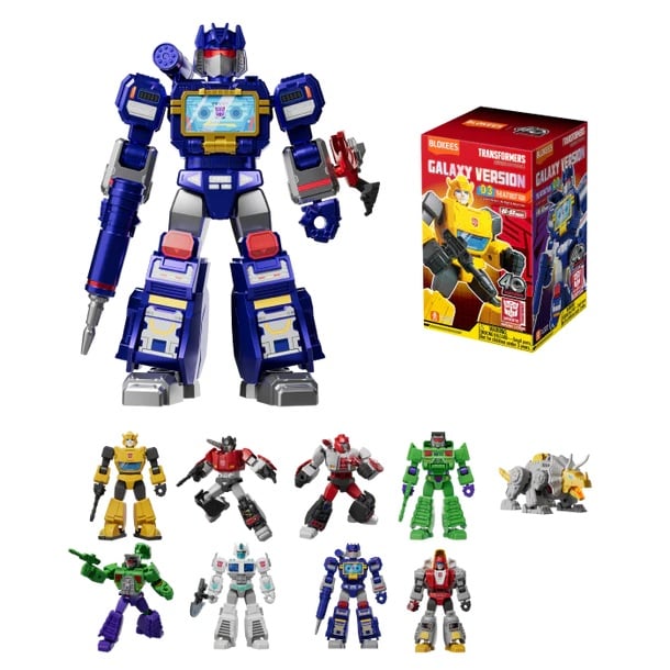 TRANSFORMERS - Galaxy Version 03 - Model Kit Blokees Display 9 pc