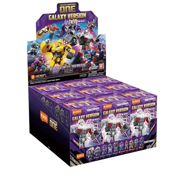 TRANSFORMERS - Galaxy Version 07 - Model Kit Blokees Display 9 pc
