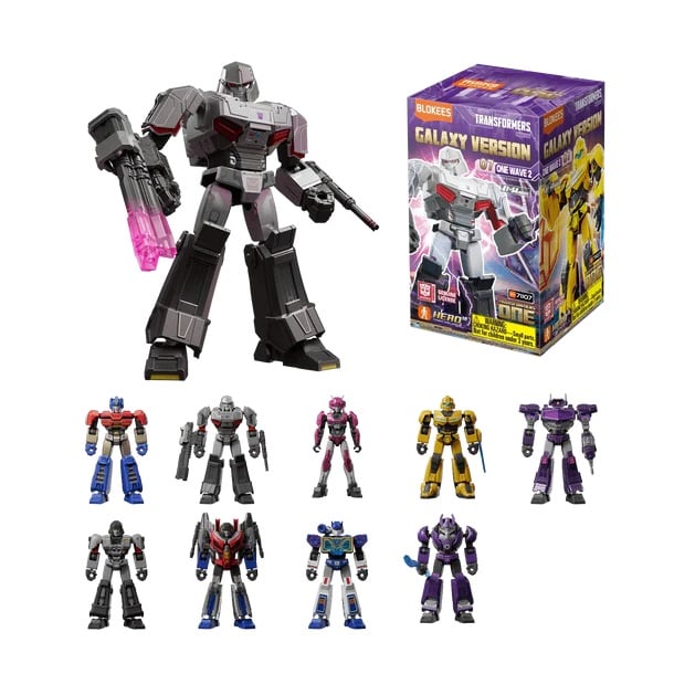 TRANSFORMERS - Galaxy Version 07 - Model Kit Blokees Display 9 pc