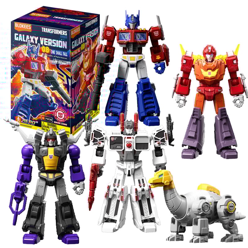 TRANSFORMERS - Galaxy Version 08 - Model Kit Blokees Display 9 pc