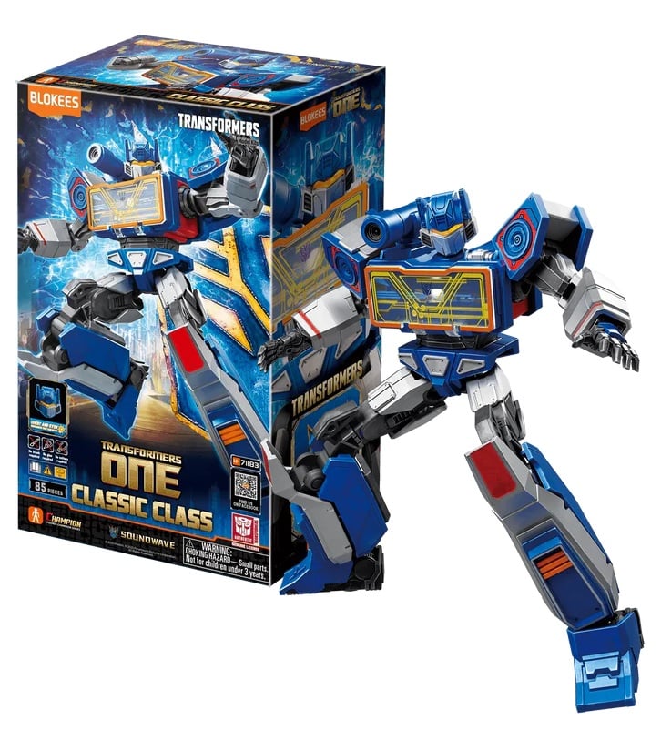 TRANSFORMERS - Soundwave - Model Kit Classic Class Blokees