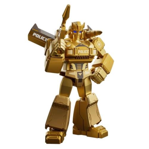 Transformers X Blokees Plastic Model Kit Yearly Version 02 The Golden Lagoon Defence