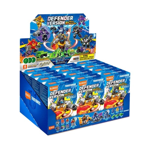 TRANSFORMERS - Defender Version 03 - Model Kit Blokees Display 12 pc