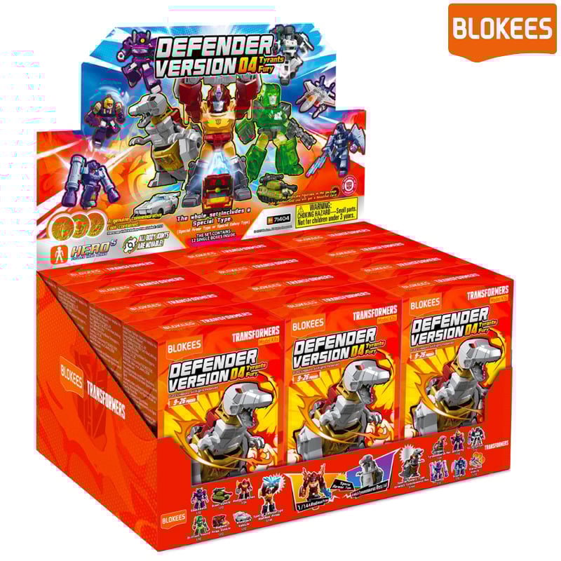 TRANSFORMERS - Defender Version 04 - Model Kit Blokees Display 12 pc