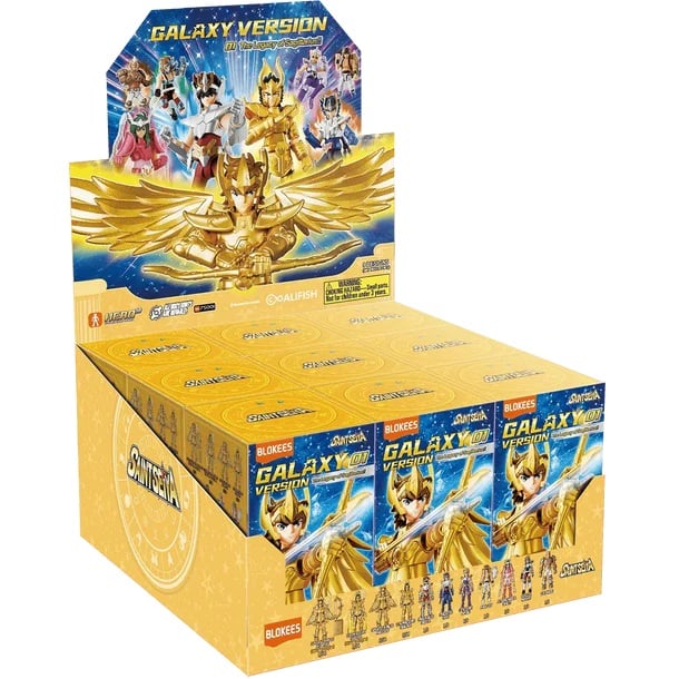 SAINT SEIYA - Galaxy Version 01 - Model Kit Blokees Display 9 pc