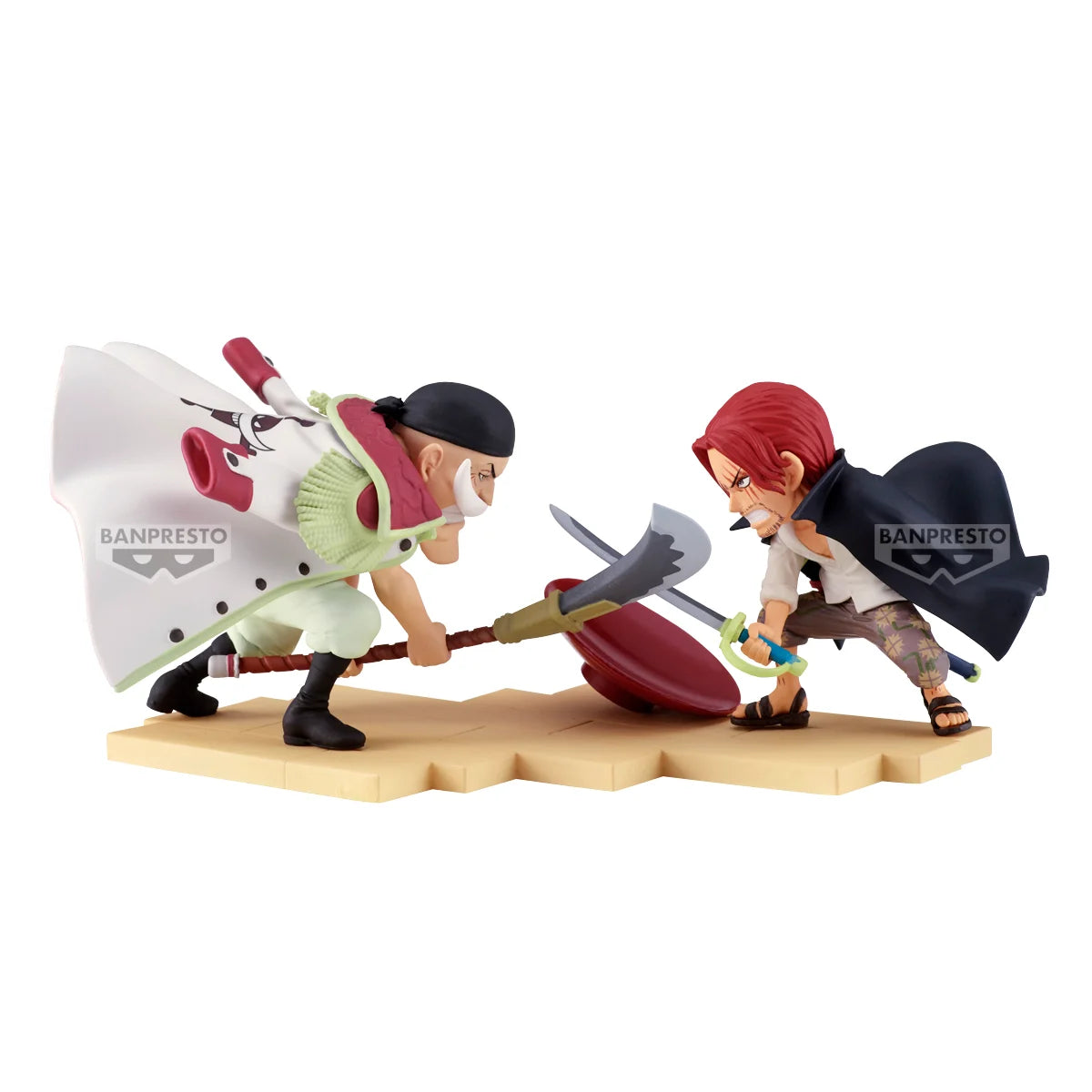 ONE PIECE - Edward Newgate VS Shanks - Figure WCF Log Stories 13cm