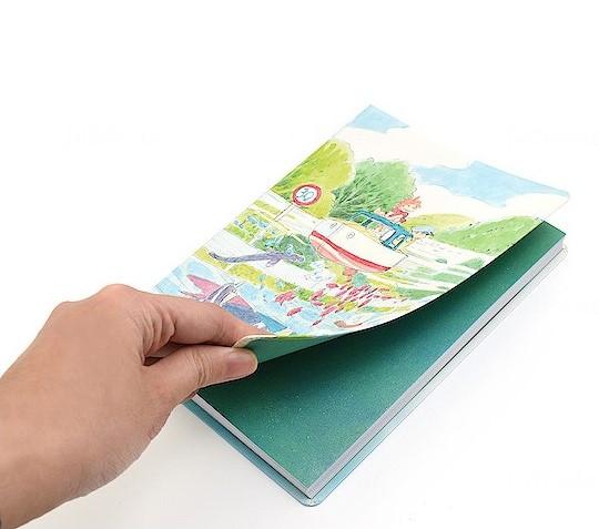PONYO SUR LA FALAISE - Ponyo & Sasuke - Carnet de notes 17.8x12.7cm
