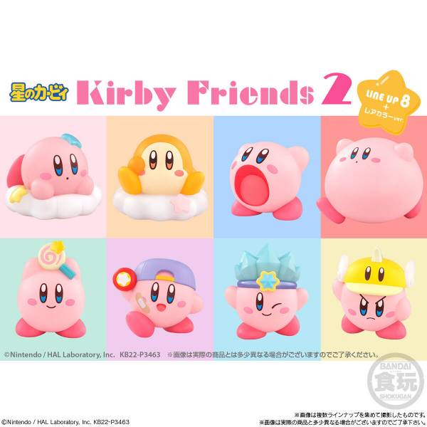 KIRBY FRIENDS - Assortiment 12 Figure 5cm 'Wave 2'