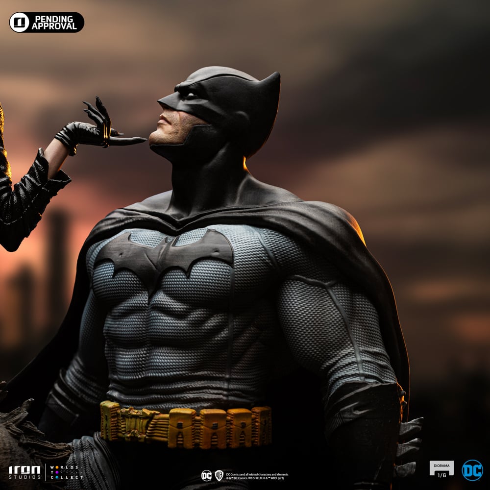 DC COMICS - Batman et Catwoman - Statuette Diorama 1/6 51cm