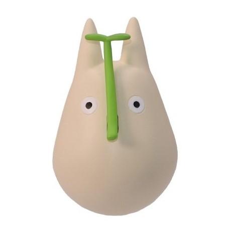 MON VOISIN TOTORO - Totoro Blanc avec feuille - Figurine Culbuto 4.9cm