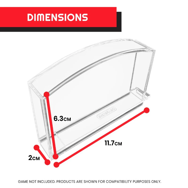 EVORETRO - PREMIUM Acrylic Case for N64 Cartridge pack of 2