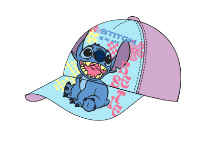 LILO & STITCH - Stitch is my bestie - Kids Purple Cap 56cm