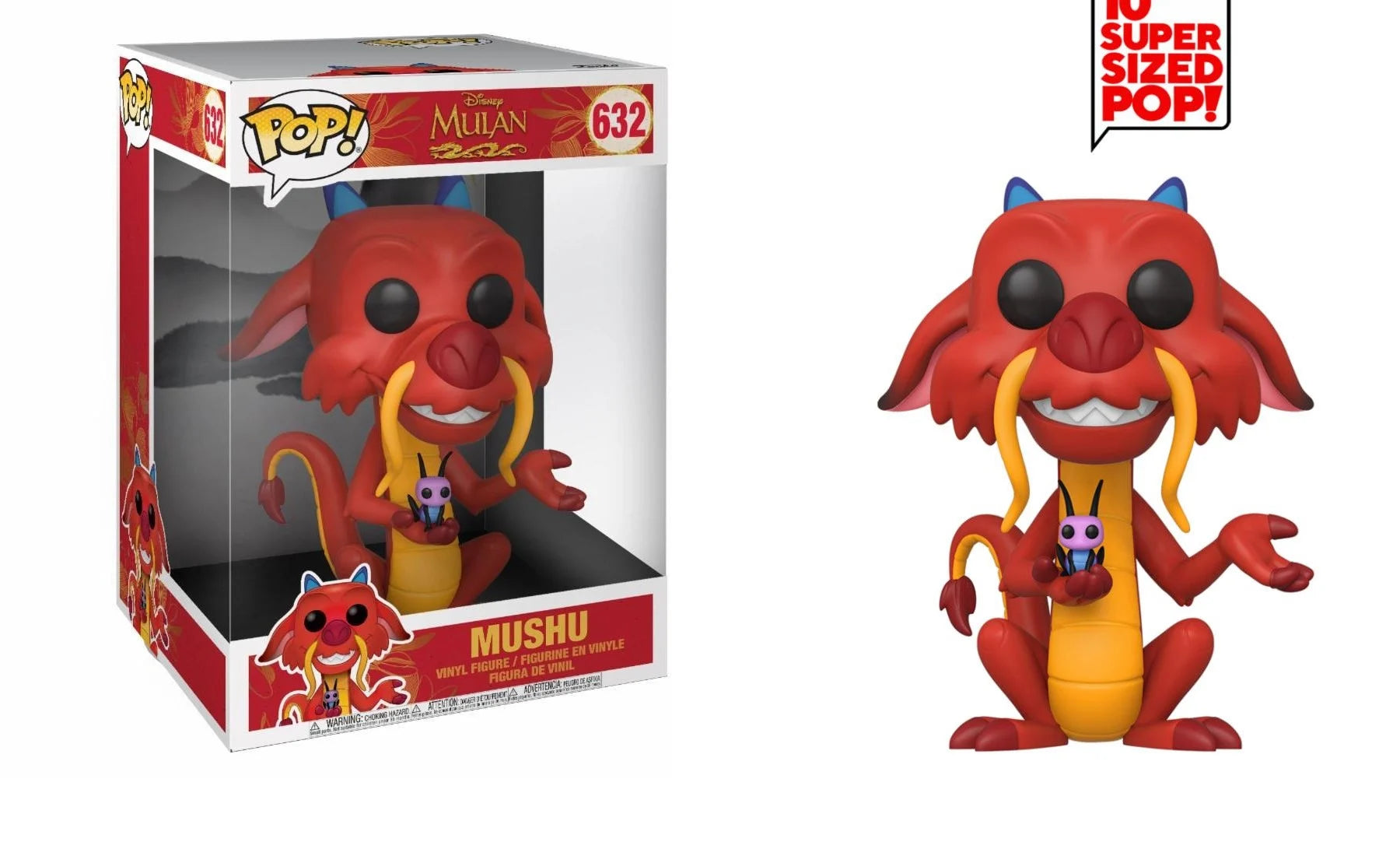 DISNEY - Mulan - POP JUMBO 10" N° 632 - Mushu