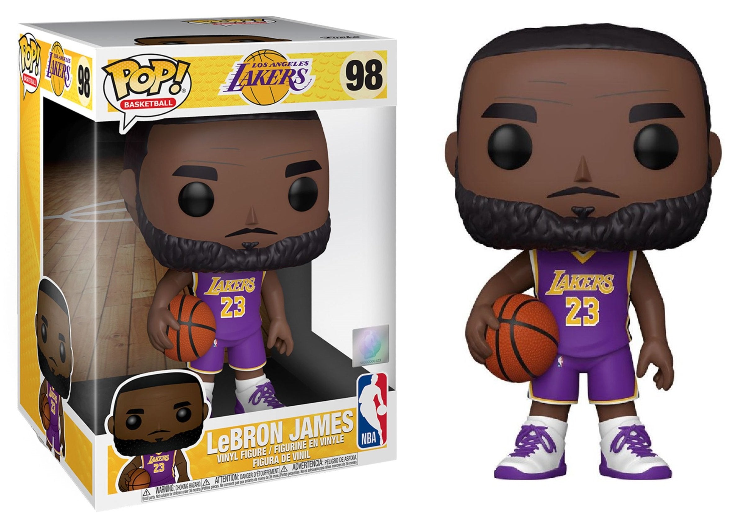 NBA - L.A. Lakers - POP JUMBO 10" N° 98 - LeBron James