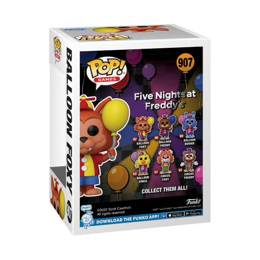 FNAF SECURITY BREACH - POP Games N° 907 - Balloon Foxy