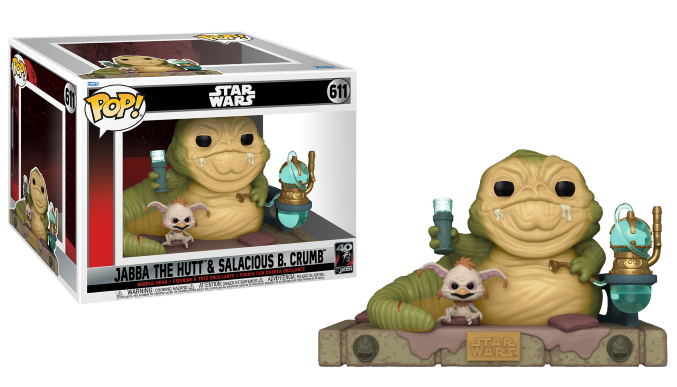STAR WARS 6 "40TH ANNIV." - POP Deluxe N° 611 - Jabba with Salacious