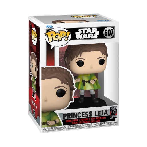 STAR WARS 6 "40EME ANNIVERSAIRE" - POP N° 607 - Leia (BH)