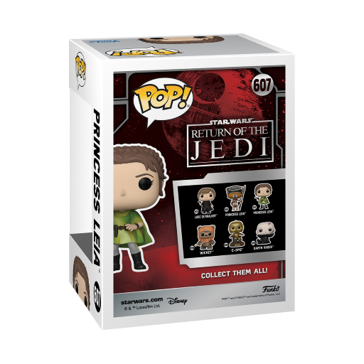 STAR WARS 6 "40EME ANNIVERSAIRE" - POP N° 607 - Leia (BH)