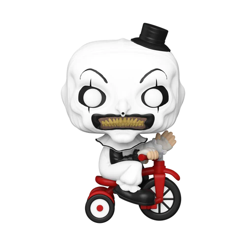 TERRIFIER - POP Movies N° 1591 - Art the Clown avec Vélo