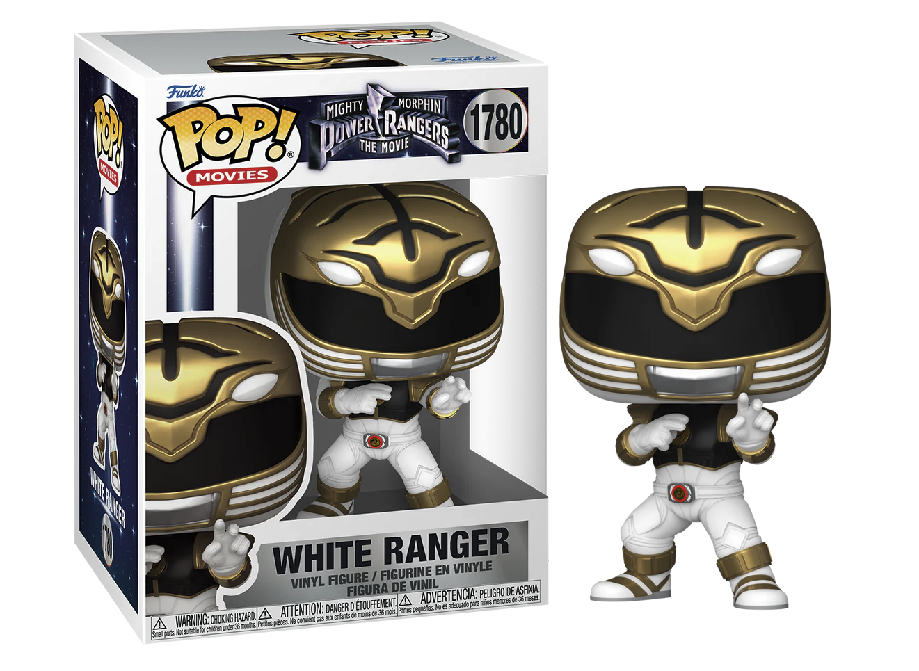 POWER RANGERS - POP Movies N° 1780 - White Ranger