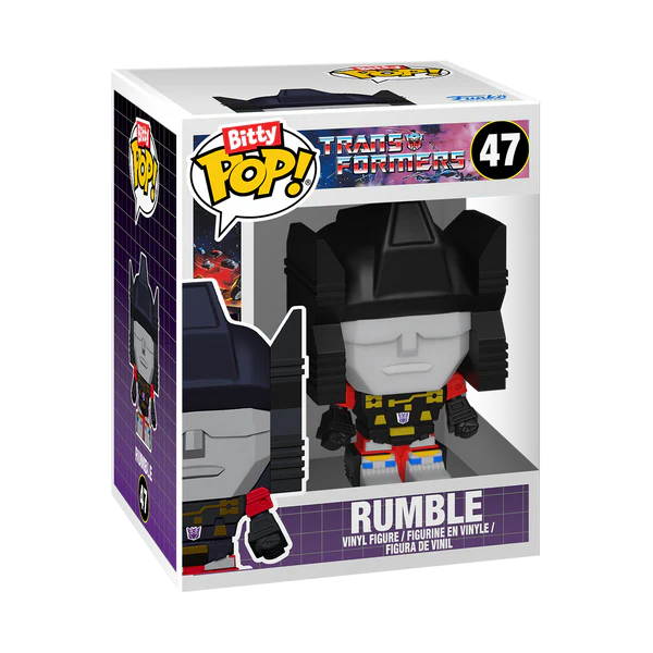 TRANSFORMERS - Bitty Bots - Soundwave with Rumble