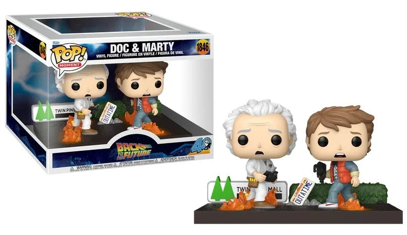 BACK TO THE FUTURE - POP Moment N° 1846 - Doc & Marty
