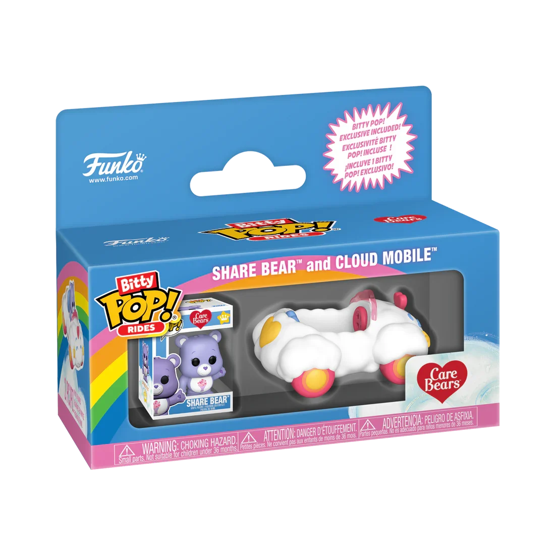 CARE BEARS - Bitty Pop Ride - Cloud Mobile