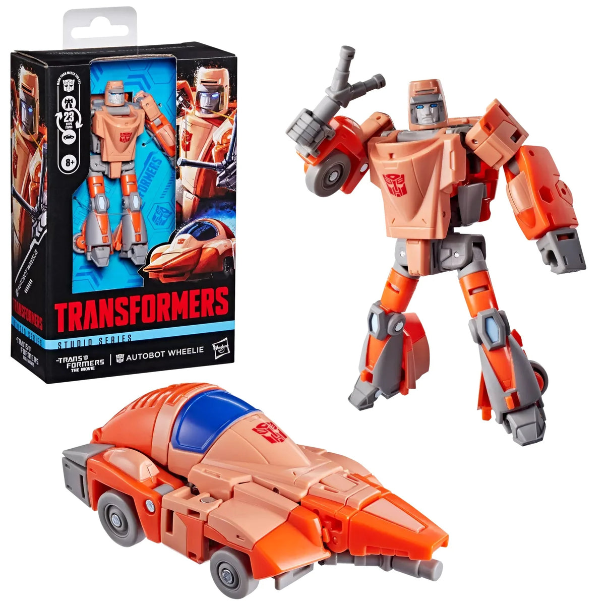 TRANSFORMERS THE MOVIE - Autobot Wheelie - Figure Deluxe Class 11.4cm