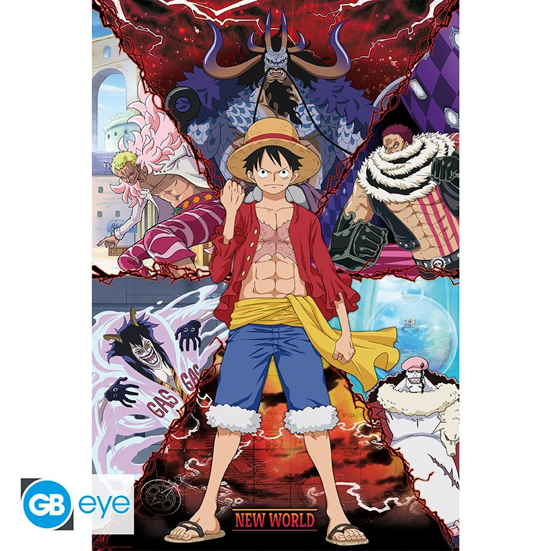 ONE PIECE - Luffy VS New World - Poster 91x61cm