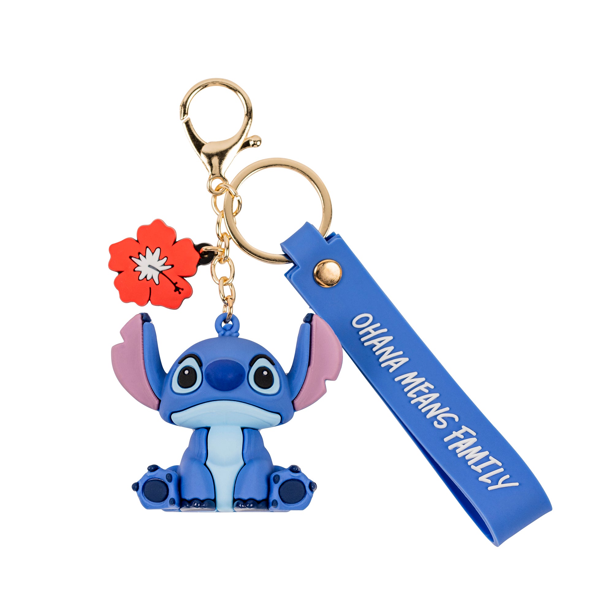 STITCH - Ohana Means Family - 3D Vinyl Keyring