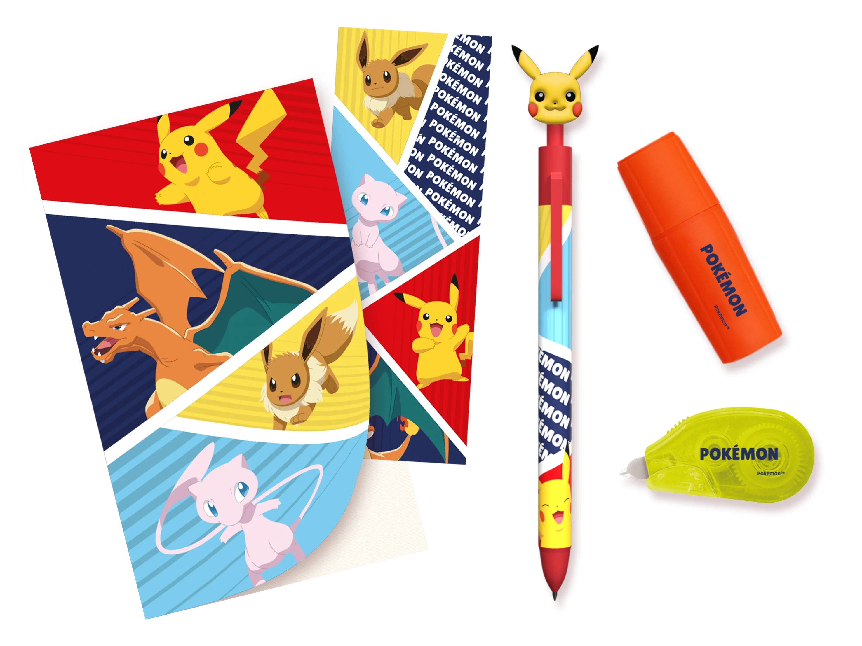 POKEMON - Stationery Set with Notebook - 5pc
