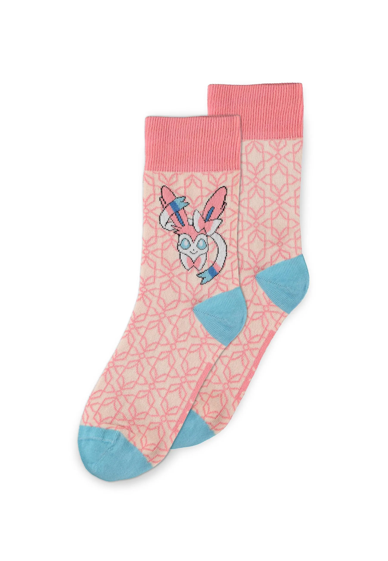 POKEMON - Evoli Evolution II -Pack de 3 paires de chaussettes (T35-38)