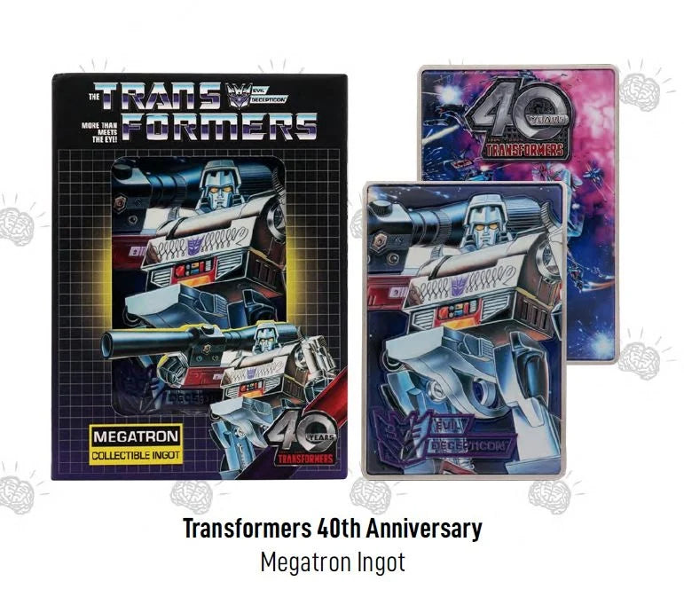 TRANSFORMERS - 40th Anniversary - Decepticons - Limited Edition Ingot