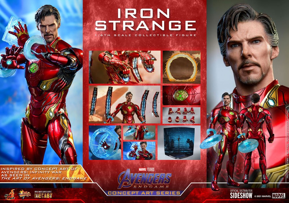 MARVEL - Iron Strange (Concept Art Series) - Statuette articulée 32cm