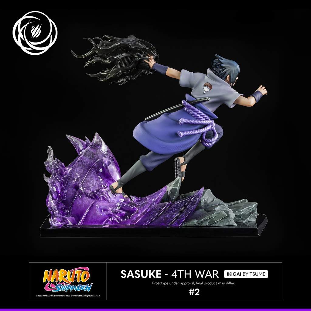 NARUTO - Sasuke Uchiwa Ikigai - 4th War - Statue Résine 1/6 By Tsume
