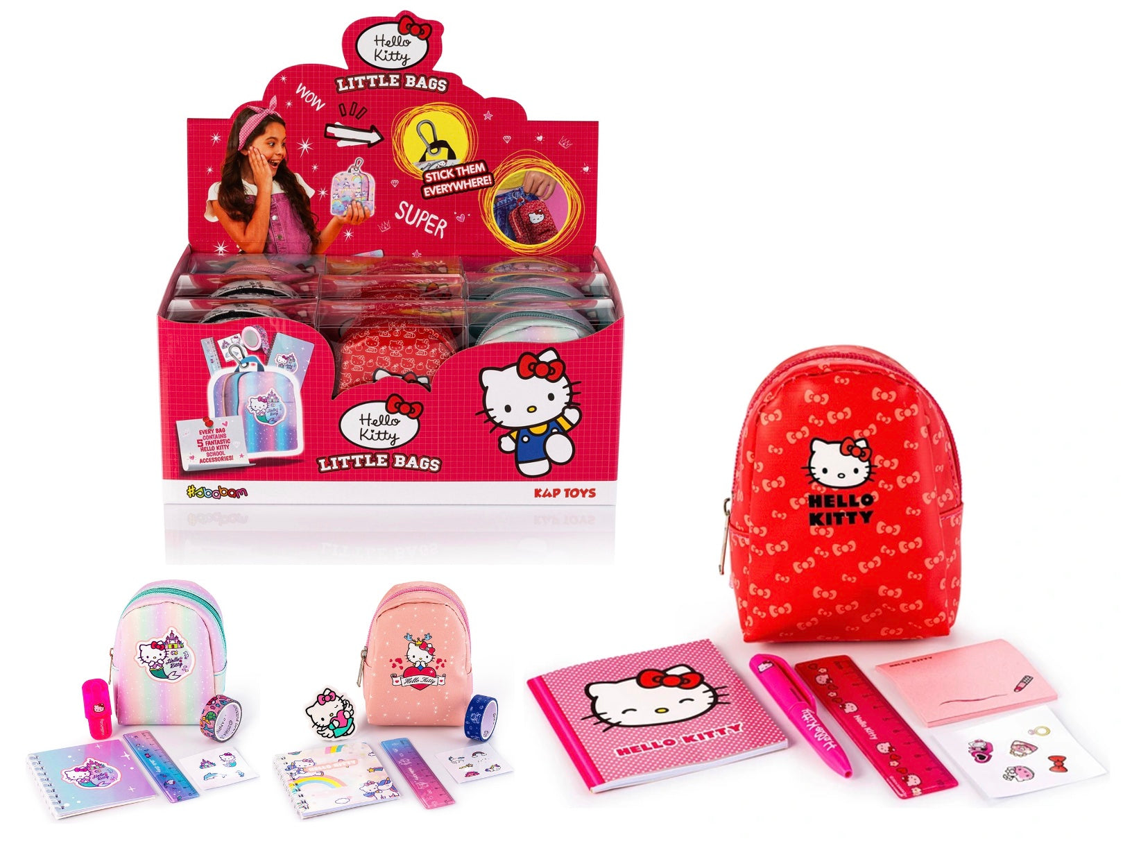 HELLO KITTY - Litlle bag (Display 9 Pcs)