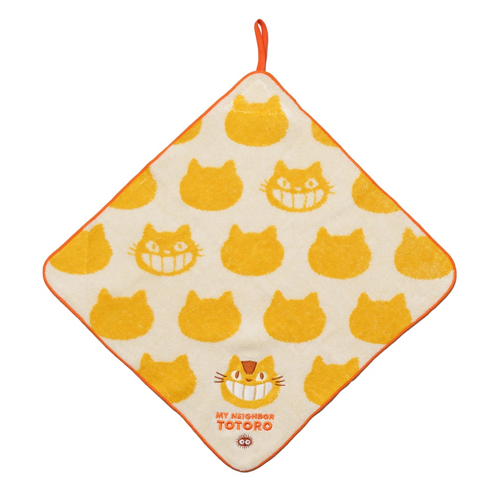 MY NEIGHBOR TOTORO - Catbus - Towel with loop 33x33cm