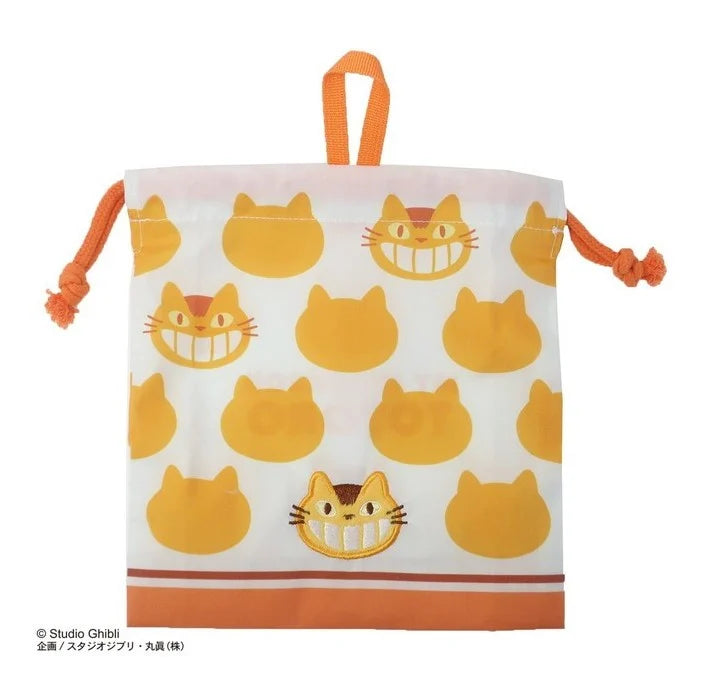 MY NEIGHBOR TOTORO - Silhouette Catbus - Satchel with lanyard 19x20cm