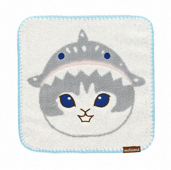 MOFUSAND - Kitten-Nyan Shark - Mini Towel 25x25cm